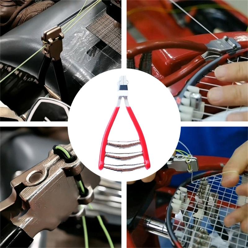 3 Spring Tennis Racket Starting Stringing Clamp Badminton Racket Starting Clamp Wide Head Racquet Starter Stringing Tool
