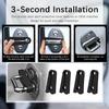 4PCS 2026 New Car Door Lock Cover Pad,Silicone Car Door Latch Covers Shock Absorber Pad with Non-Slip Teeth Design,Universal Cars Doors Lock