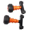 Pair of Frame Slider Crash Pad Collision Falling Protectors for Motorcycle 125 200 390 13‑15