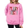 2025 Autumn/Winter Women's Trendy Christmas Casual Round Neck Printed Hoodie