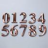 2.7-Inch Abs Metal Sensing Number Plate 7Cm Stereoscopic House Number Digital Door Head Stereoscopic Characters