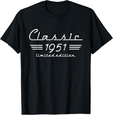 Geschenk für 72-Jährigen Klassisches 1951 Limitierte Auflage 72. Geburtstag T-Shirt