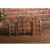 Mini Fence Home Chinese Kongfu Tea Ceremony Natural Bamboo Rustic Decor S #3