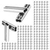 200pcs Fishing Double Crimp Sleeves Kit Crack Proof Copper Crimping Loop Sleeves Tube Connector