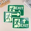 Glow In Dark Exit Signs Luminous Security Stickers Wall Safety Adhesive Fire Evacuation Directional Night Visibility Signage