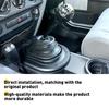 Manual Transmission Gear Shifter Boot Shift Cover For Jeep Wrangler JK 2007-2010