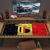 Belgium Color Mouse Pad Large Gaming Table Cushion Non-slip Laptop Tablet Big Mousepad XXL Mat Mini PC Playmat With Lock edge
