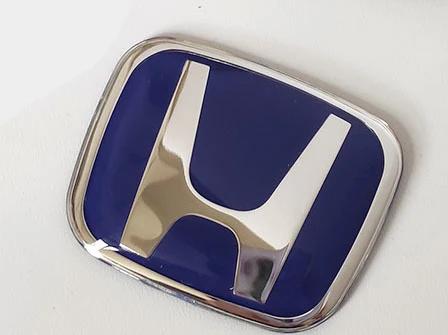 pcdwy7 Car Steering Wheel Emblem H-Sticker For Honda Civic Accord City CRV Jade Fit Odyssey Hybrid Red Black Blue Interior Modification