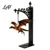 Magische Bücherregal Dekoration Fliegende Drachenlampe Warmes Hänge-Nachtlicht Fantasy-Skulptur mit Ständer Lese-Ecke Dekor Einzigartiges Geschenk für