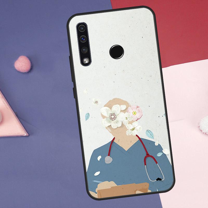 Nurse Medical Medicine Health Case For Huawei Nova 12s 12i 11i 8i 7i Y73 Y70 Y90 Y60 Y72 Y61 Y91 9 10 SE P40 Lite P30 Pro