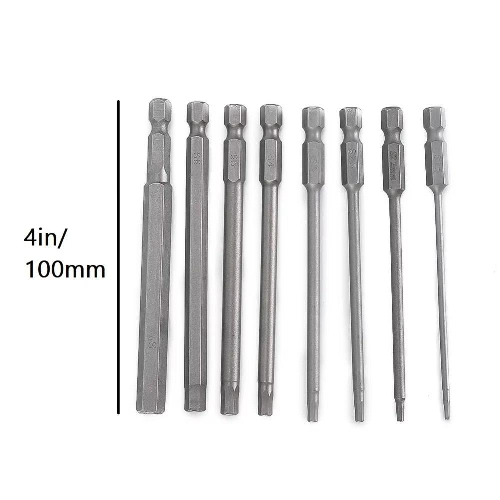 8PCS 1.5mm-8mm Screwdriver Set Practical Allen Wrench Screwdriver Socket Bit Hand Tool