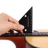 Black Electric & Acoustic Guitar String Height and Spacing Ruler