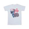 Lilo & Stitch Mens Love Hearts Cotton T-Shirt