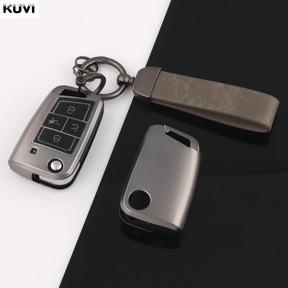 3 4 Buttons Tpu Car Key Case Cover For Vw Volkswagen Golf 7 Mk7 Tiguan Mk2 Seat Ateca Leon Fr Ibiza Skoda Octavia Kodiaq Fob Bag
