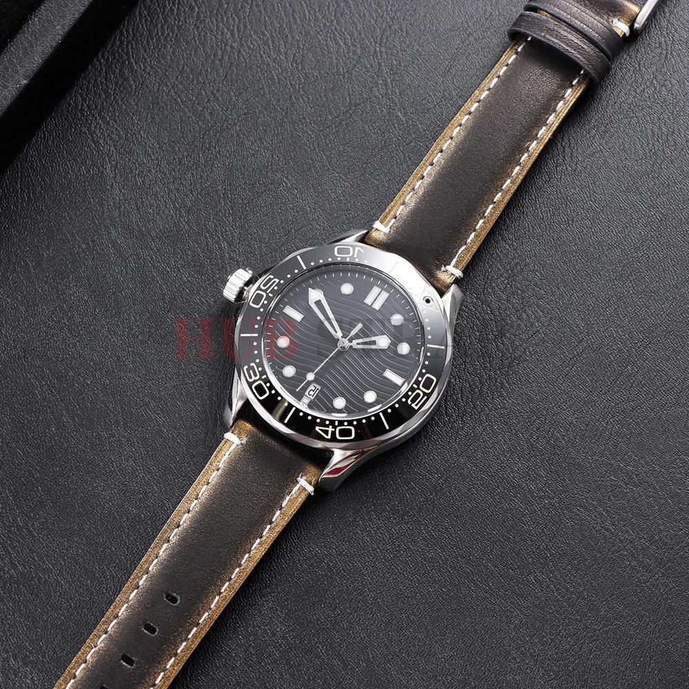 20mm 22mm Vintage Oil Wax Cowhide Watch Strap Quick Release Watch Universal Head Layer Calfskin Watchband Accessories Pin Buckle