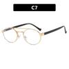 Double beam oval small frame sunglasses new sunglasses personalized sunglasses sunshade versatile anti-ultraviolet women