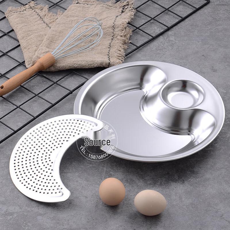 Nerezový talíř na knedlíky a napařování