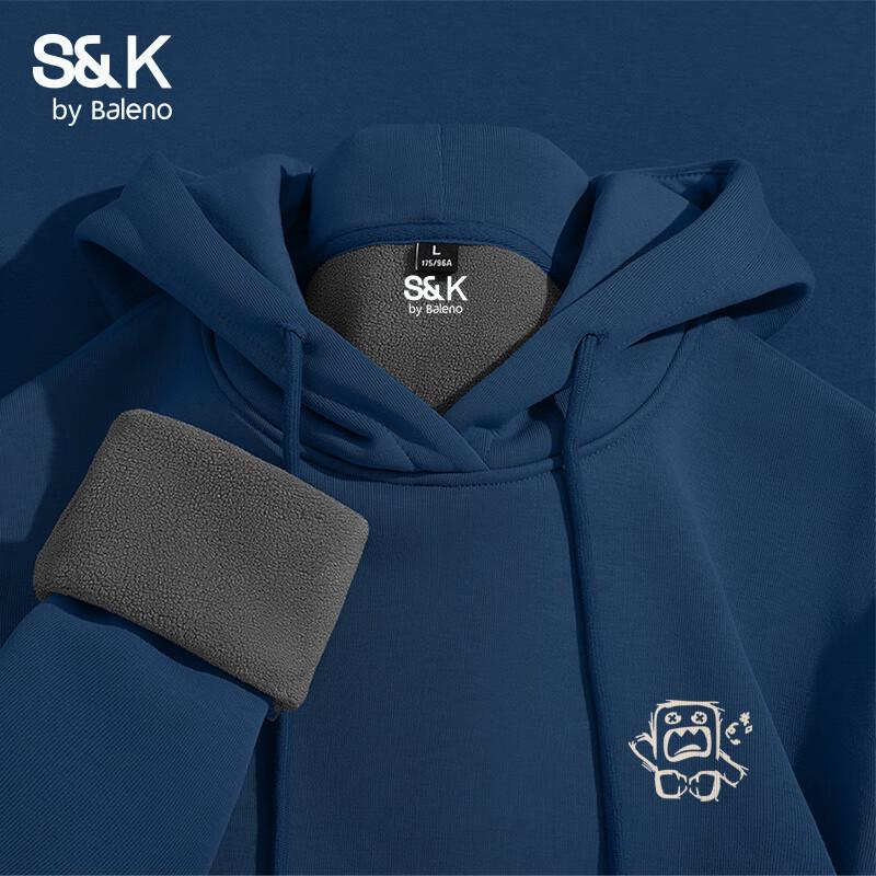 

Мужская зимняя плюшевая толстовка с капюшоном Baleno S&K 3XL