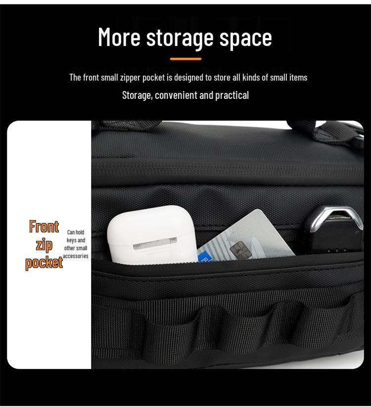 Luya Men's Multifunctional Waterproof Waist Bag for Fishing and Outdoor Travel