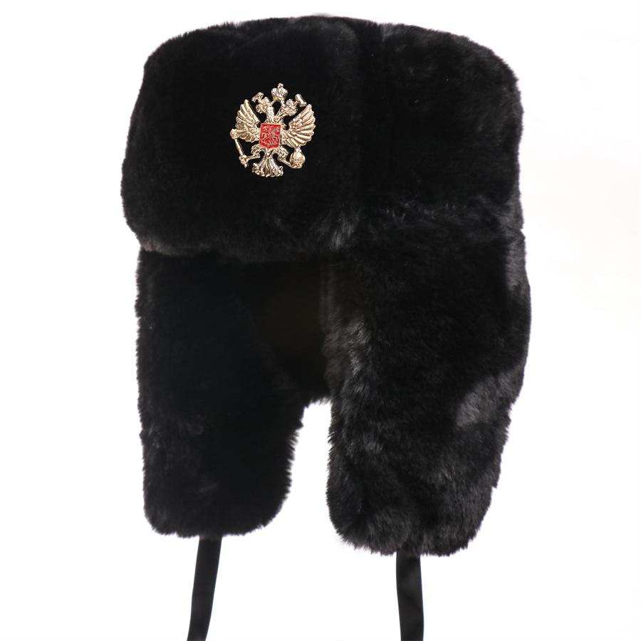Outdoor Cold-proof Wig Hat, Piled and Thickened Winter Warm Ear Protection Cotton Hat