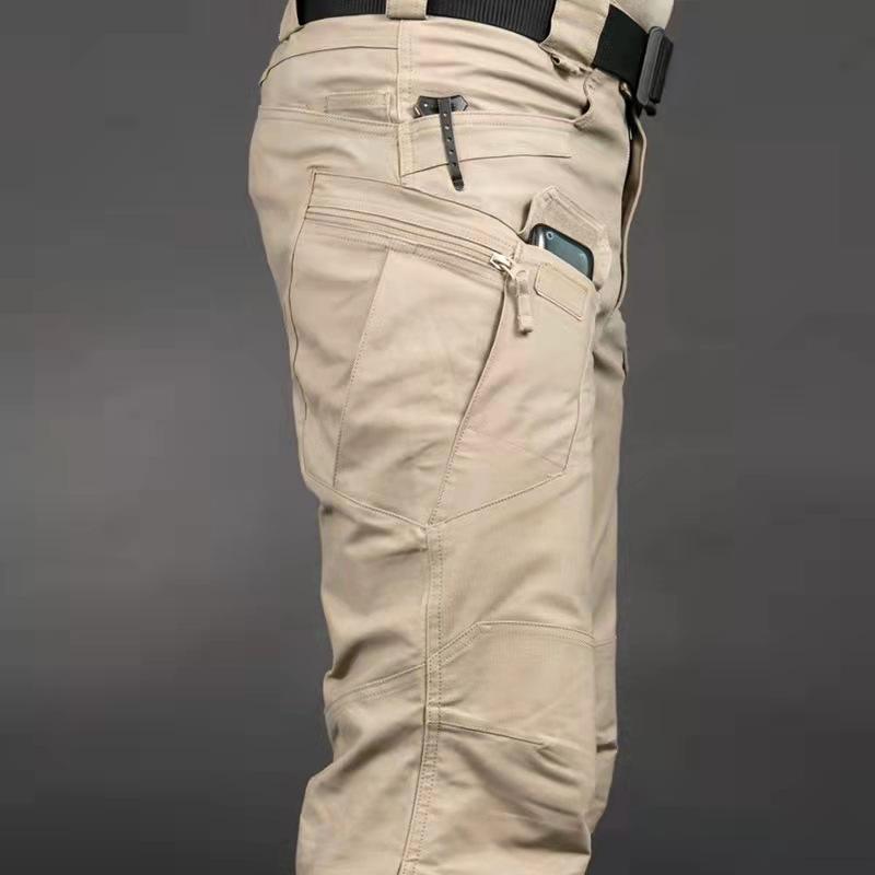 

Men s IX7 Multi-Pocket Waterproof Tactical Combat Pants - City Camouflage & Wear-Resistant for Autumn 3XL
