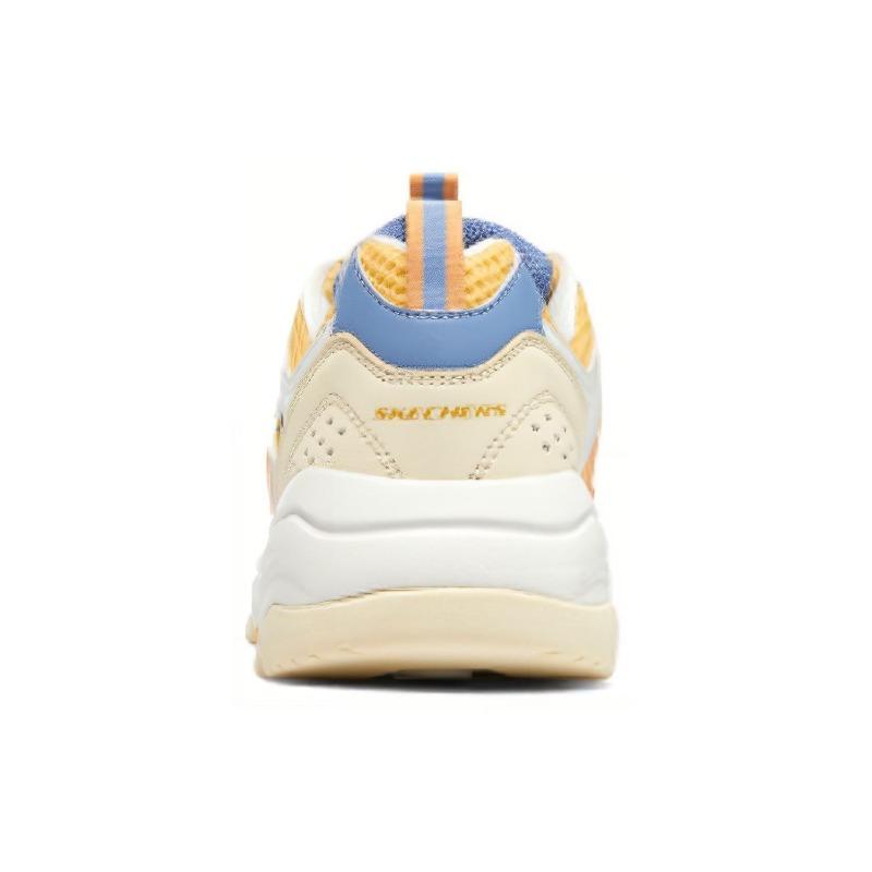 Skechers I-Conik Women Low Chunky Sneakers White Yellow 8730066-WYL