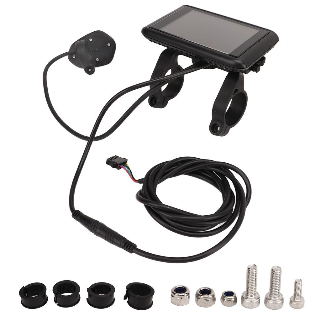 Electric Bicycle Display Panel ABS 5V LCD High Definition Multifunction Bike Display Panel with SM