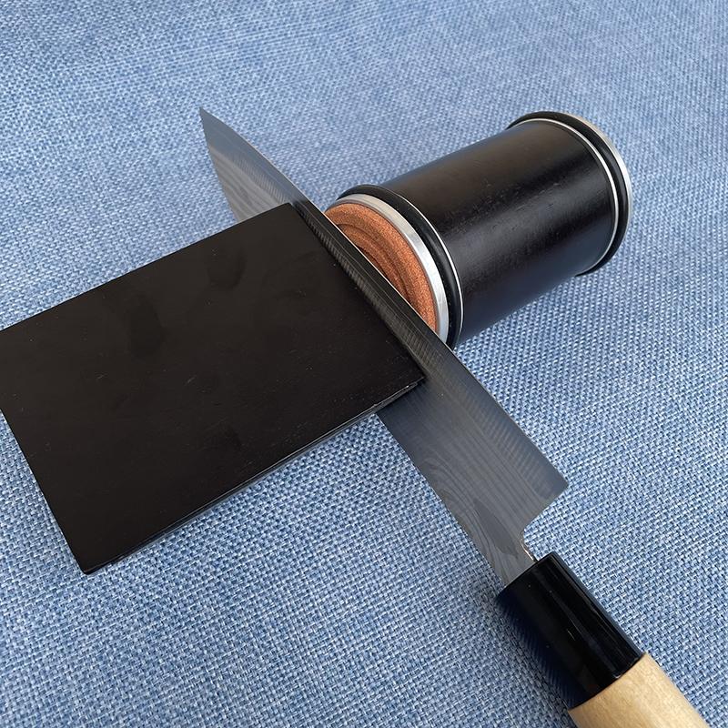 Rolling Knife Sharpener Kit Magnetic Knife Holder Adjustable Angle Cylinder Set Kitchen Ceramic Polishing Disc Kitchen Tool
