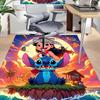 Lilo Stitch Adventure Carpet For Playroom Bedroom Living Room Sofa Home Decorkids Game Area Rug Nonslip Floor Mat