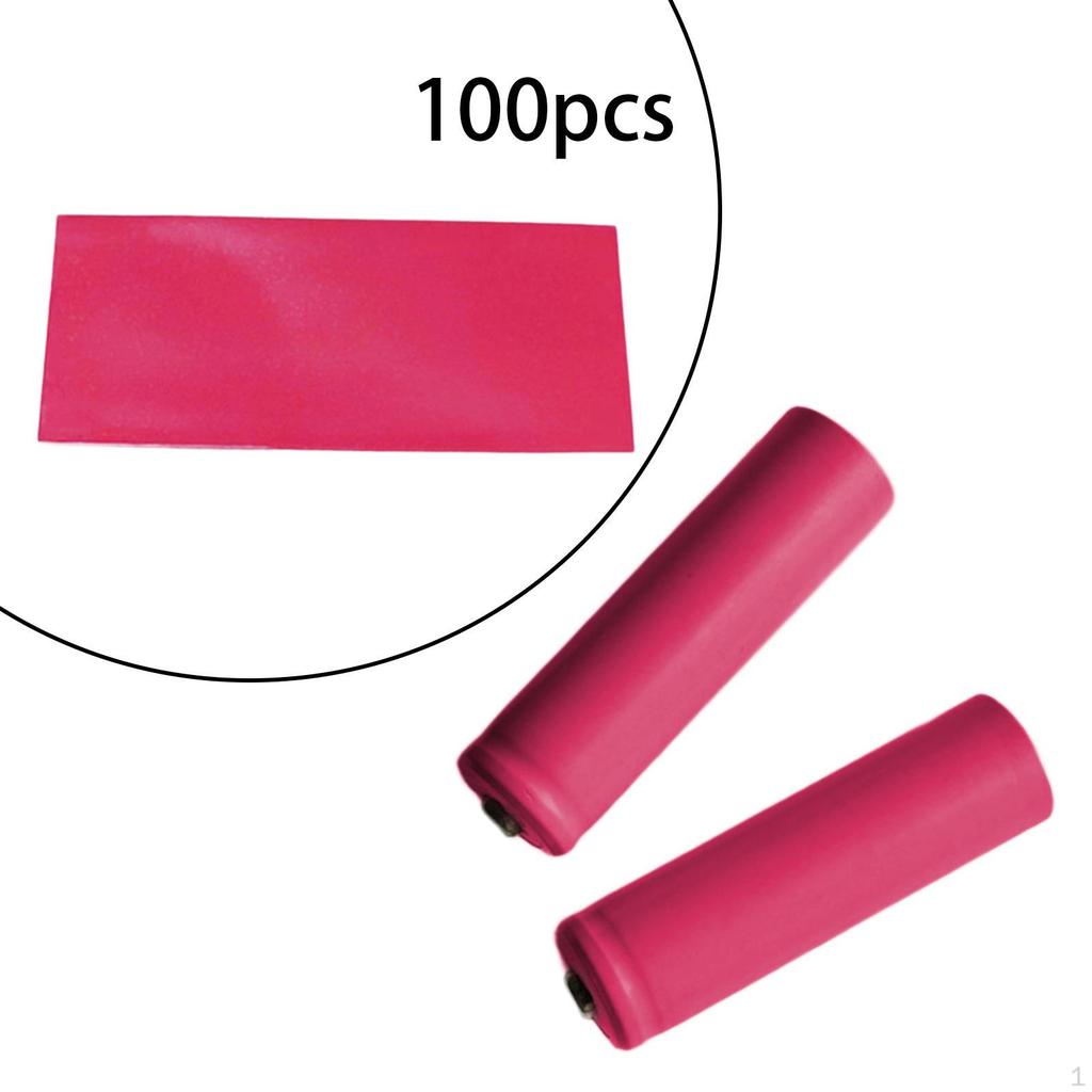 100 sztuk Rurki termokurczliwe Owijka na baterie Kurczliwa rurka na przewody do elektryki