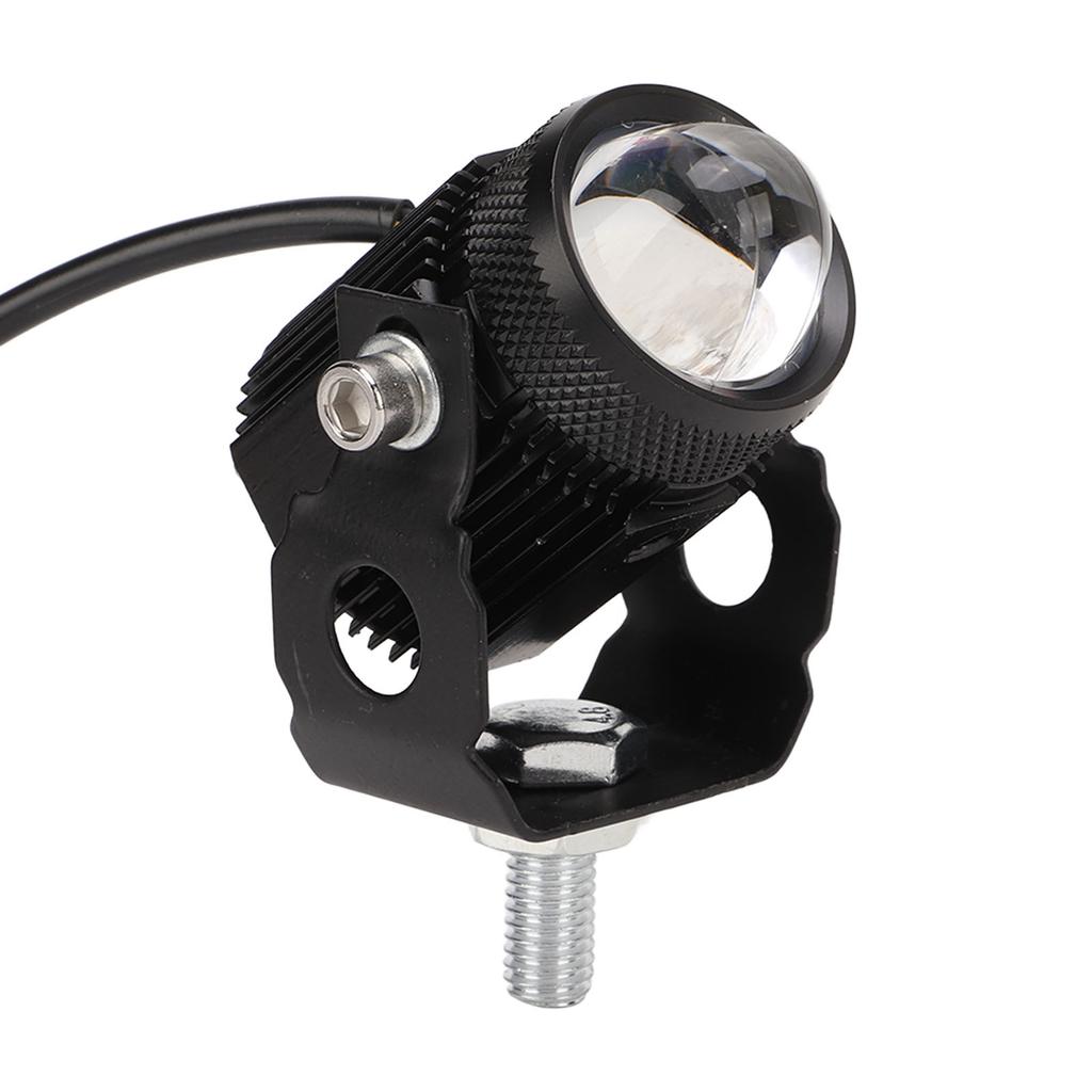 Par Motorsykkel LED Spotlys Fjernlys Nærlys Gult Hvitt Lys IP65 Vanntett Universalt