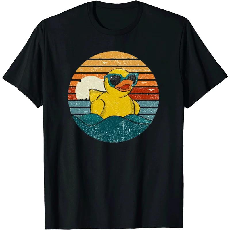 Cute Rubber Duck Lover Bird Quack Duckies Funny Ducky T-Shirt T  Fashion Men Tops Shirts Casual High Quality Cotton Cotton Shirt