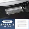Car interior decoration accessories, seat bottom air outlet mask cover for AITO M9 2024 2025