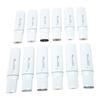 Wide Tip Markers Refillable Ink Even Inking Alcoholic Paint Marker for Paper Plastic Wood Glass 12pcs Gray Series
