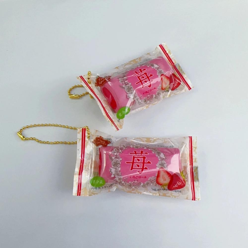 Capsule Toy Delicate Simulation Food Tiny Squishy Marshmallow Pineapple Bread Bun Squishy Keychain Mini Bag Pendant Accessories