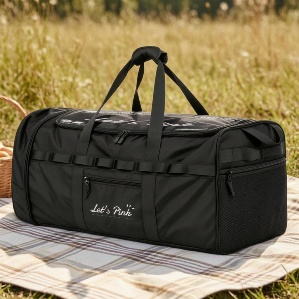 Wheeled Duffel Bag Large Capacity Rolling Organized for Camping