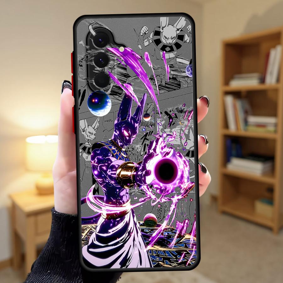 Dragon Bll Buu Beerus Funda Back Phone Cover Case for Samsung Galaxy A16 A15 A52S A72 A56 A36 A53 A14 A23 A73 A33 A25 A35 A55