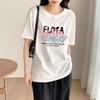 Women's Casual Short Sleeve T-Shirt Cute Cartoon Bear Print Loose Crew Neck Summer Basic Tee Top