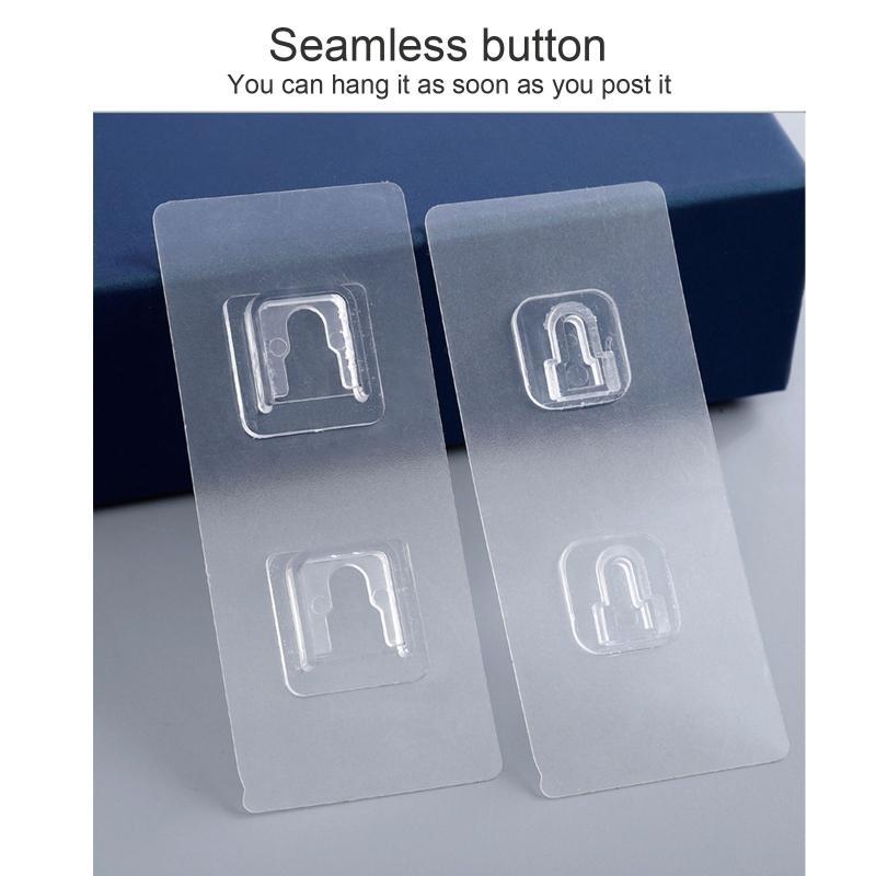 Strong Sticker Buckle Strong Stickers Sticky Hooks Set of 2 Hanger for Home Kitchen Dormitory Router Holder Socket Storage