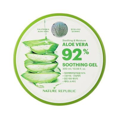 NATURE REPUBLIC Feuchtigkeitsspendendes Aloe-Beruhigungsgel 92 % (1 Einheit) 300ml 1 Einheit