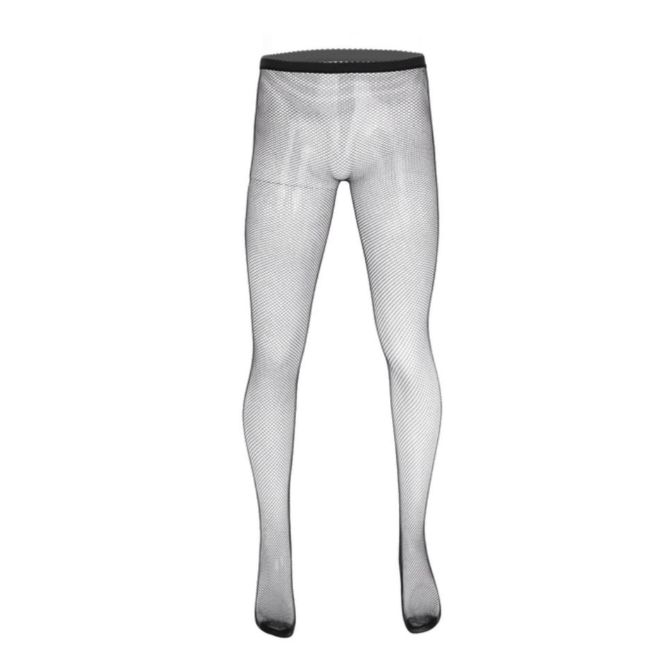 Calzini da Uomo Sexy Calze da Uomo Abbigliamento Sexy Calze a Rete Biancheria Intima Uomo Esotico Trasparente Club Festa Notte Collant