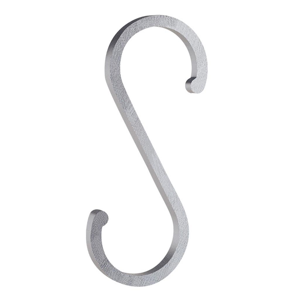 Aluminum S Hooks For Kitchen Gadget Space-saving Hooks Hanging Hooks Scratch Resistant 10 Pack Easy Installation
