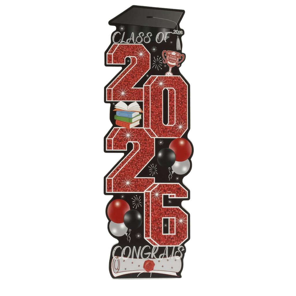 Graduation Season Yard Sign Set Hollow Board Lawn Decoration School Courtyard Outdoor Display Graduation Party Supplies Standee