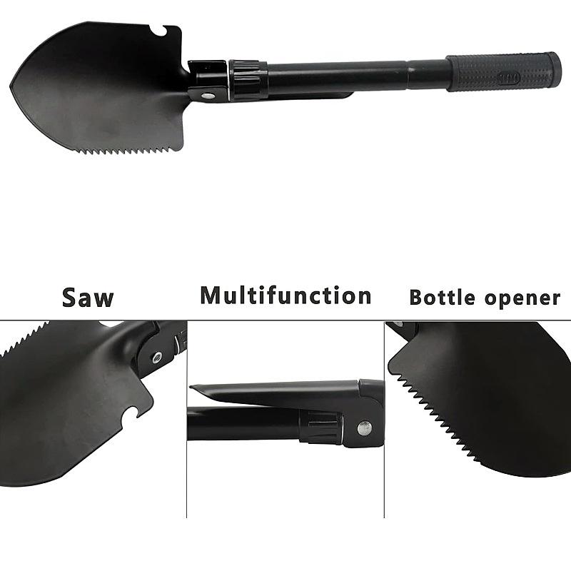 Multi-Functional Folding Military Shovel for Camping, Mountaineering, Gardening, and Travel
