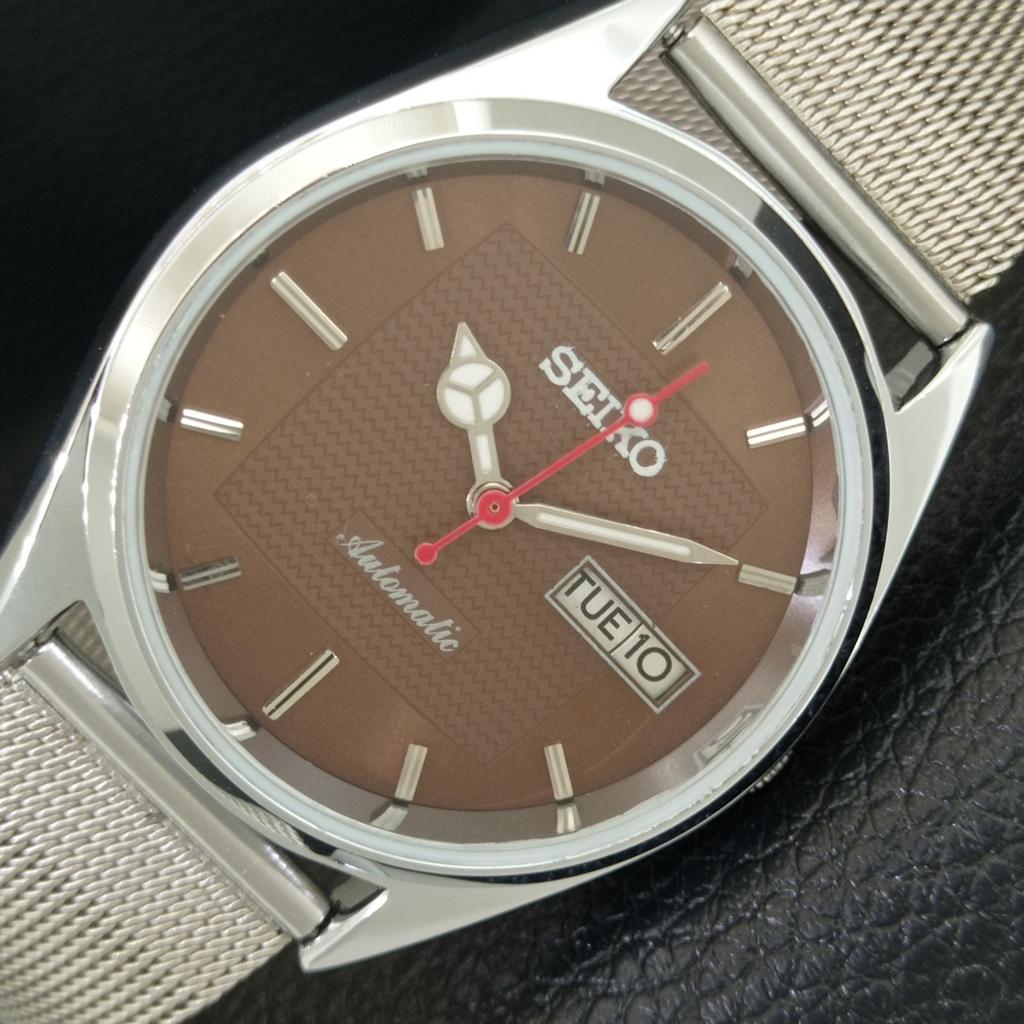 

ЯПОНСКИЕ ВИНТАЖНЫЕ ОТРЕМОНТИРОВАННЫЕ МУЖСКИЕ АВТОМАТИЧЕСКИЕ ЧАСЫ SEIKO 6309A С КОРИЧНЕВЫМ ЦИФЕРБЛАТОМ a443194-1