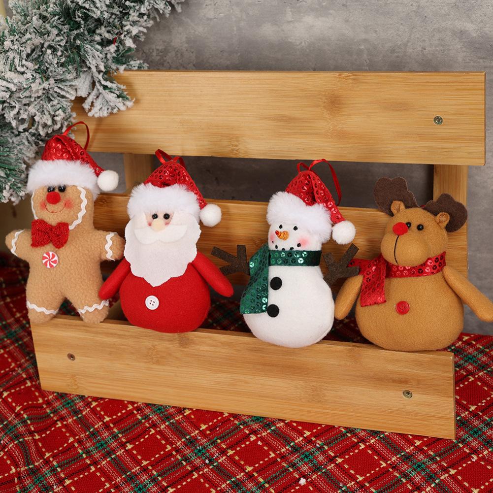 4 Stück Weihnachtsanhänger 18*13cm Kleine Weihnachtsanhänger Kreative Cartoon-Ornamente Weihnachtsbaumschmuck Für Festliche Anlässe