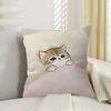 M-Mofusand-Cat Pillow Cover for Bedroom Room and Living Room Sofa Decorative Cushion Cover