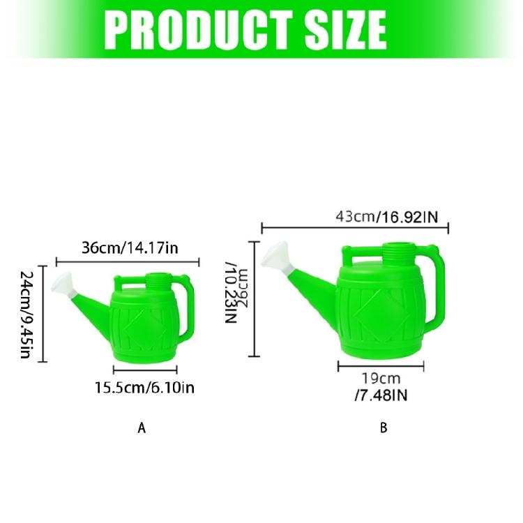 Ergonomic Double Handle Watering Pot With Removable Shower Head 5L 8L Option Fit for Efficient Plant Care Easy Pouring