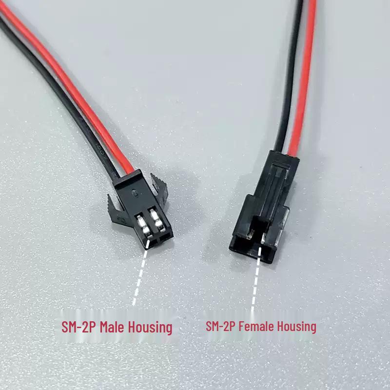 2P SM Male-Female 2.54MM Connector Wire Harness