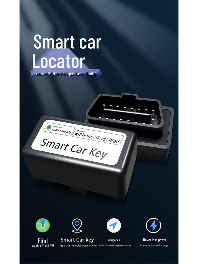 FindMy Wireless OBD Locator: Apple-Compatible, In-Car, Installation-Free, Smart Anti-Loss Device
